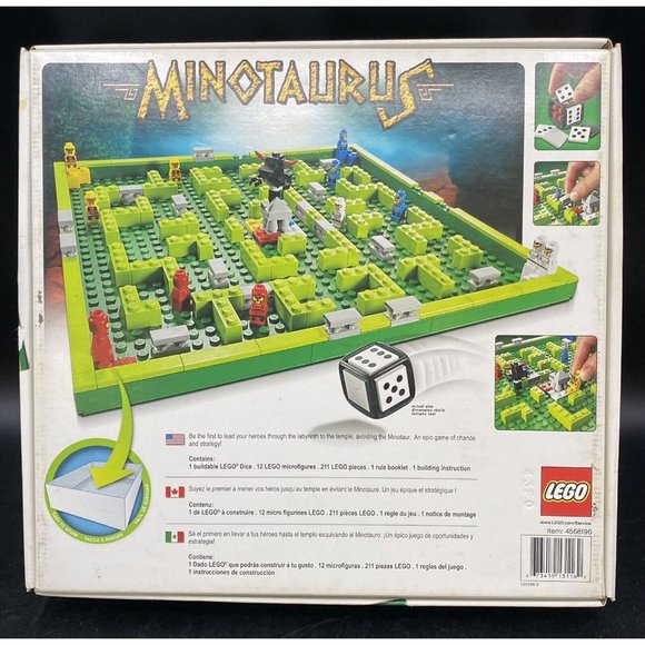 Lego Game Minotaurus 3841 Board Game Box Mini Figures Manuals READ - Picture 4 of 16
